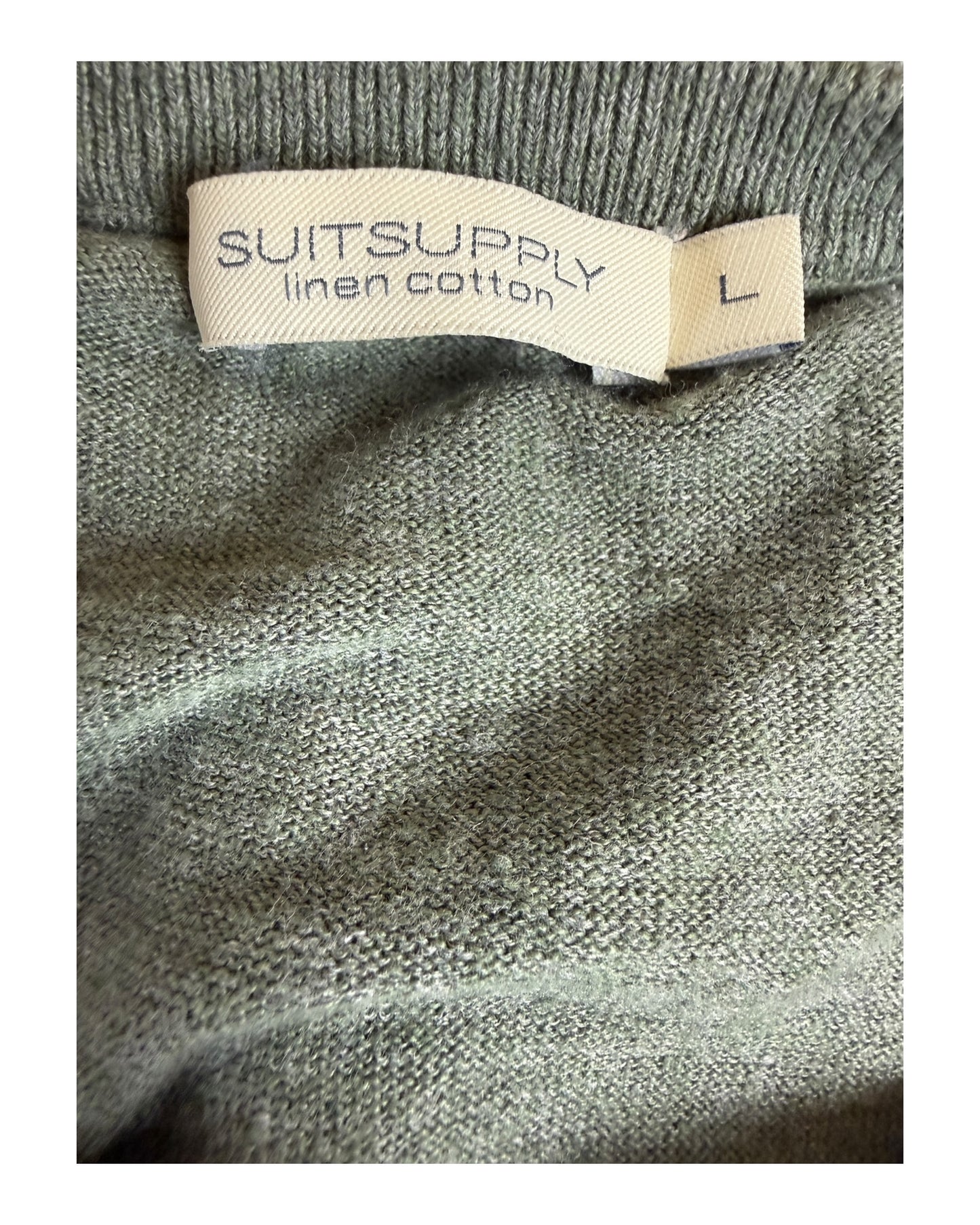 SuitSupply Pullover gruen Größe L