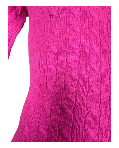 Polo Ralph Lauren Zopfmuster Pullover pink Größe S