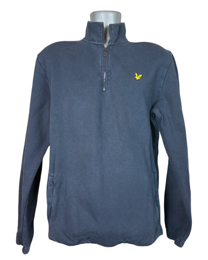 Lyle and Scott Half Zip Pullover marineblau Größe L