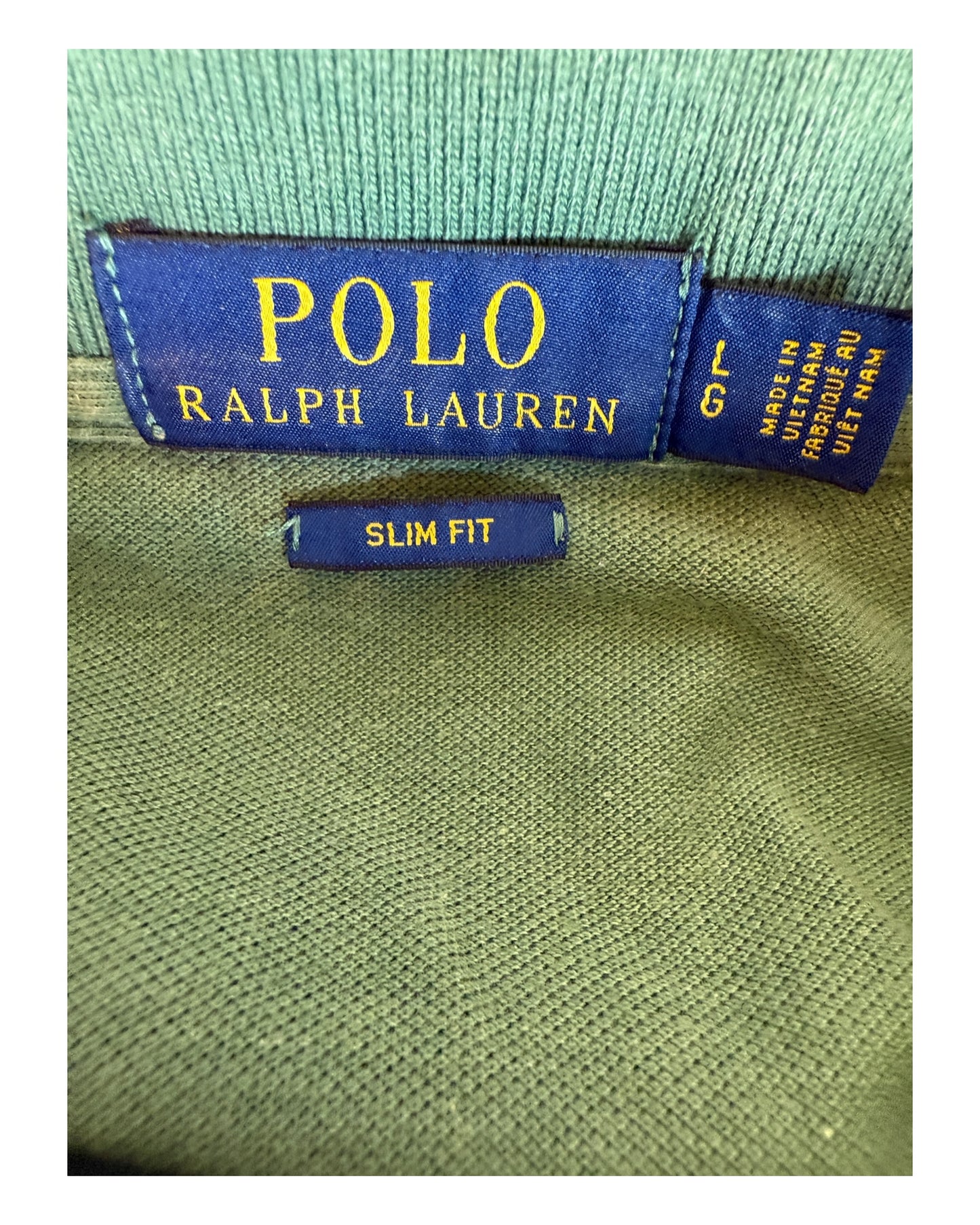 Polo Ralph Lauren Poloshirt grün Größe L