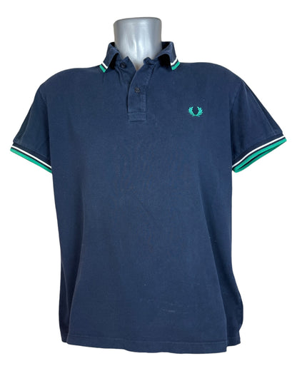 Fred Perry Poloshirt marineblau Größe M