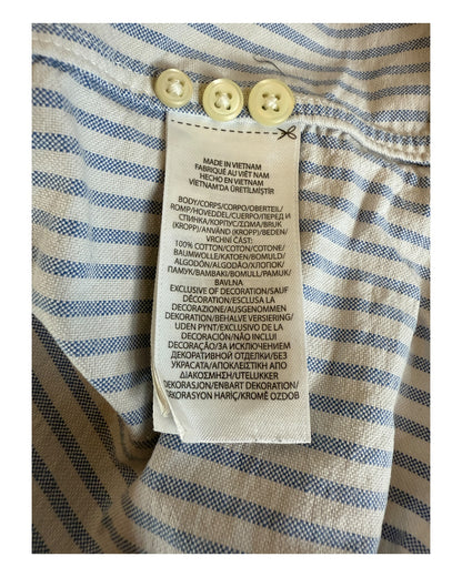 Polo Ralph Lauren Oxfordhemd hellblau weiß gestreift Größe L