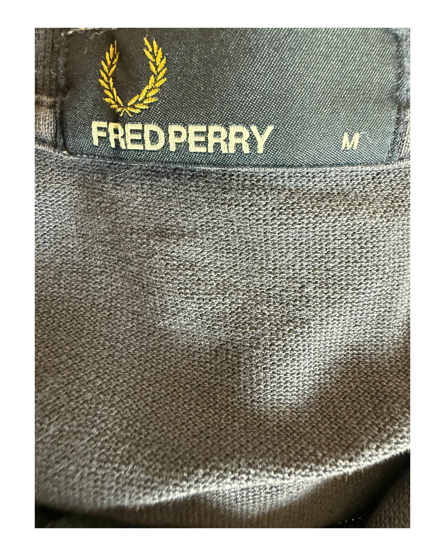 Fred Perry Poloshirt marineblau Größe M