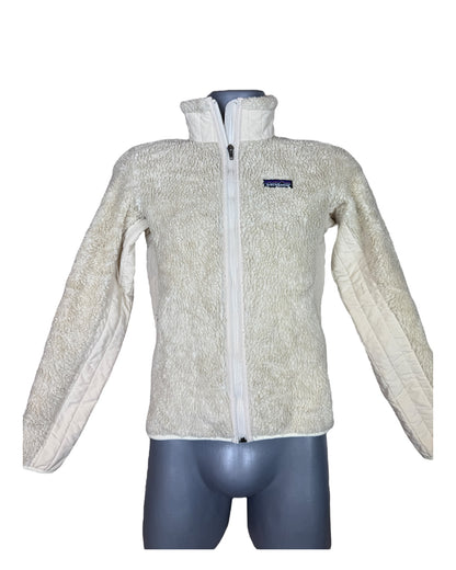 Patagonia Fleece Jacke creme Größe S