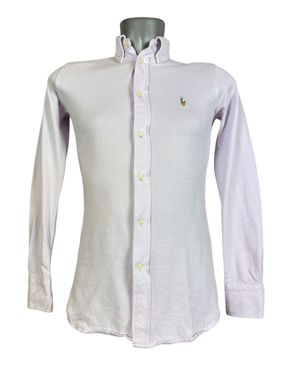 Polo Ralph Lauren Knit Oxford Bluse rosa Größe XS