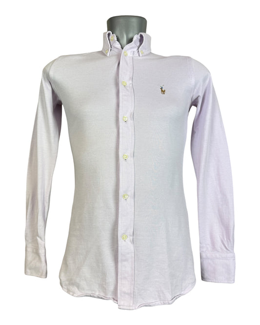 Polo Ralph Lauren Knit Oxford Bluse rosa Größe XS