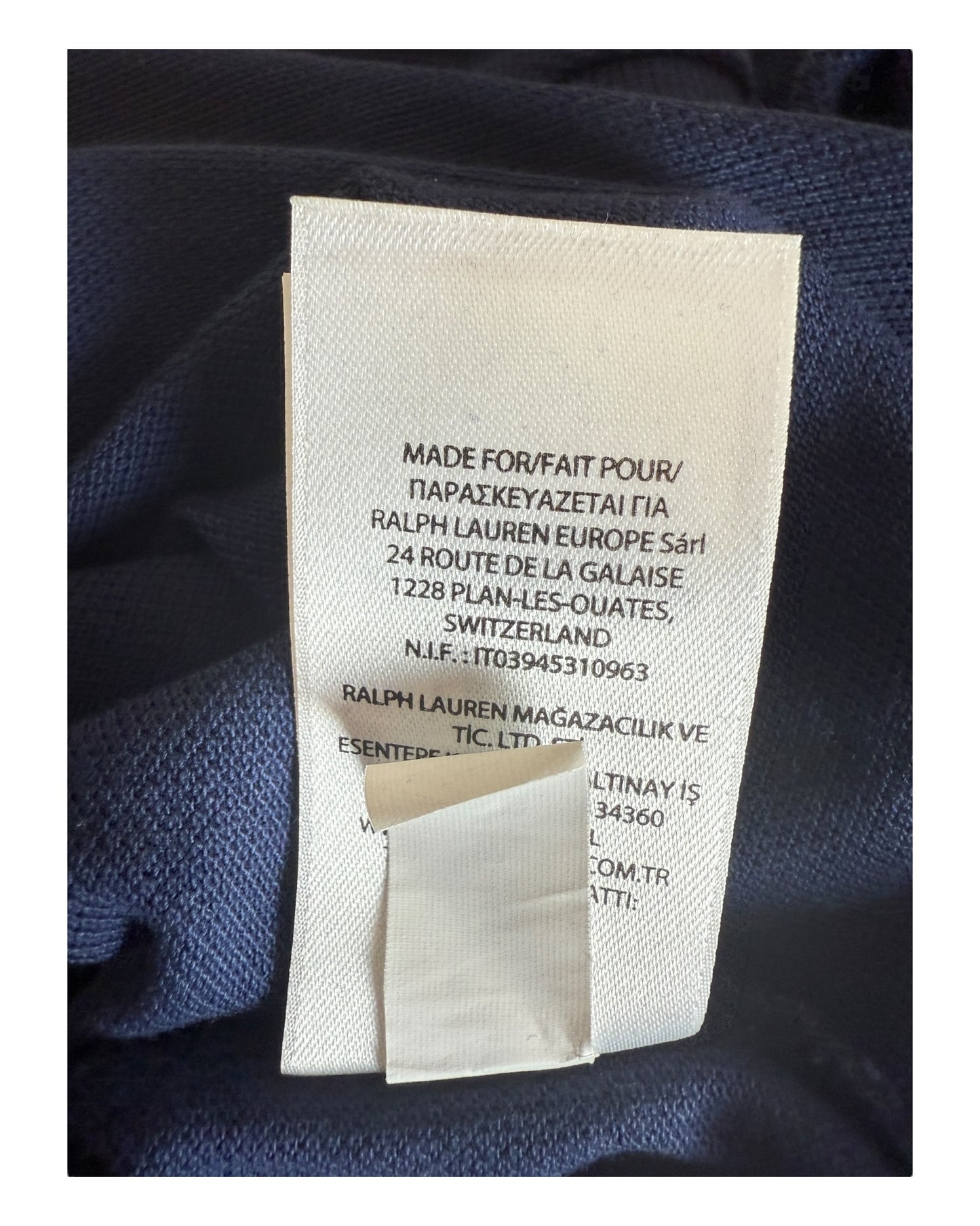 Polo Ralph Lauren Poloshirt marineblau Größe L