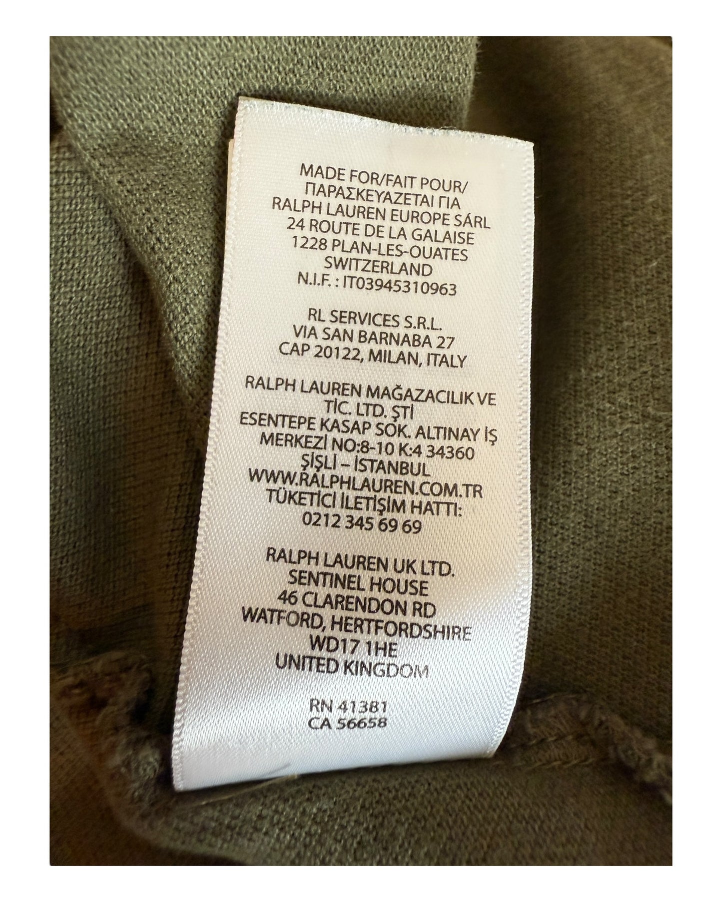 Polo Ralph Lauren Poloshirt khaki Größe L