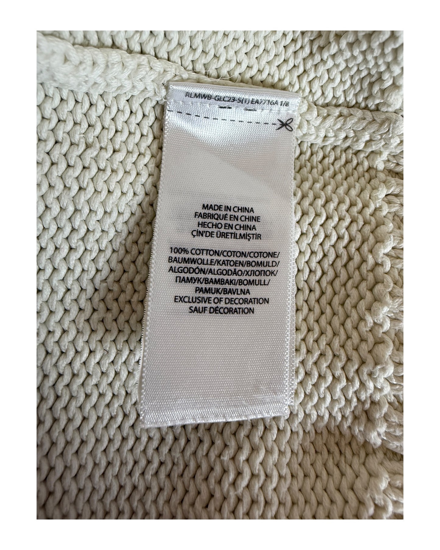 Polo Ralph Lauren Strickpullover weiß Größe S