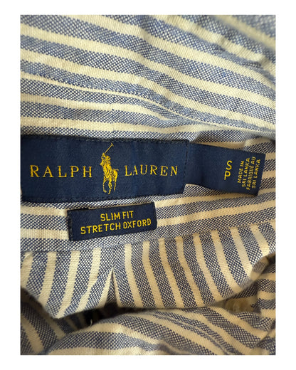 Polo Ralph Lauren Oxfordhemd hellblau weiß gestreift Größe S