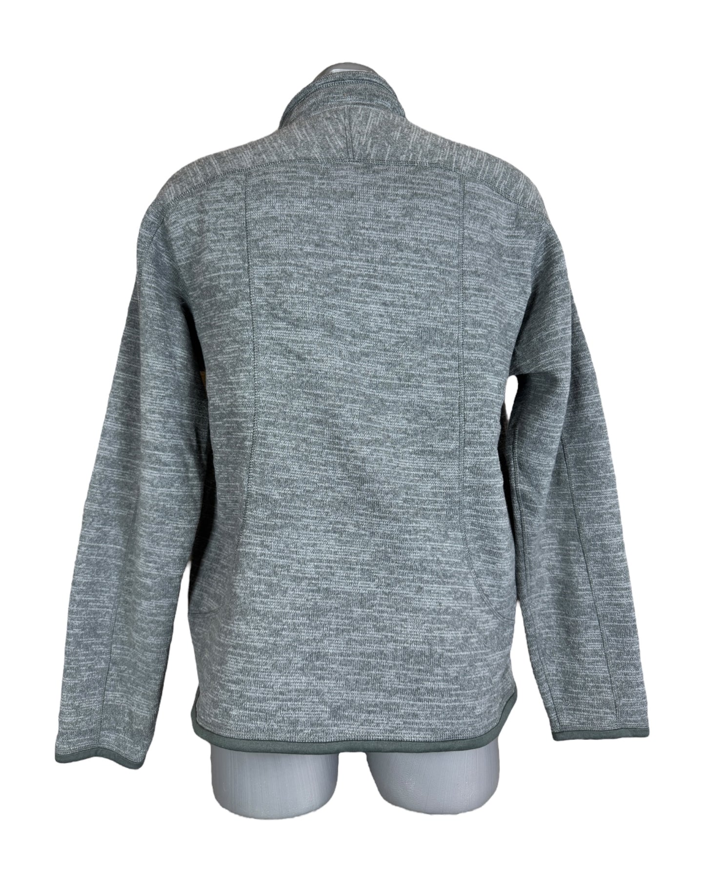 Patagonia Fleece Jacke grau Größe M