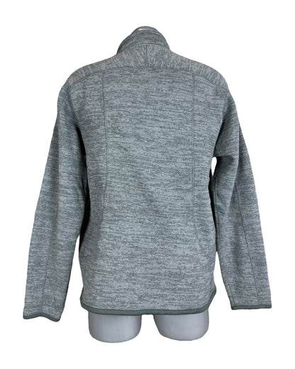 Patagonia Fleece Jacke grau Größe M