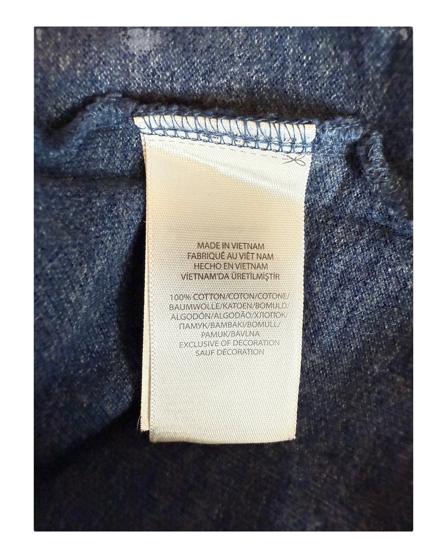 Polo Ralph Lauren Poloshirt marineblau meliert Größe M