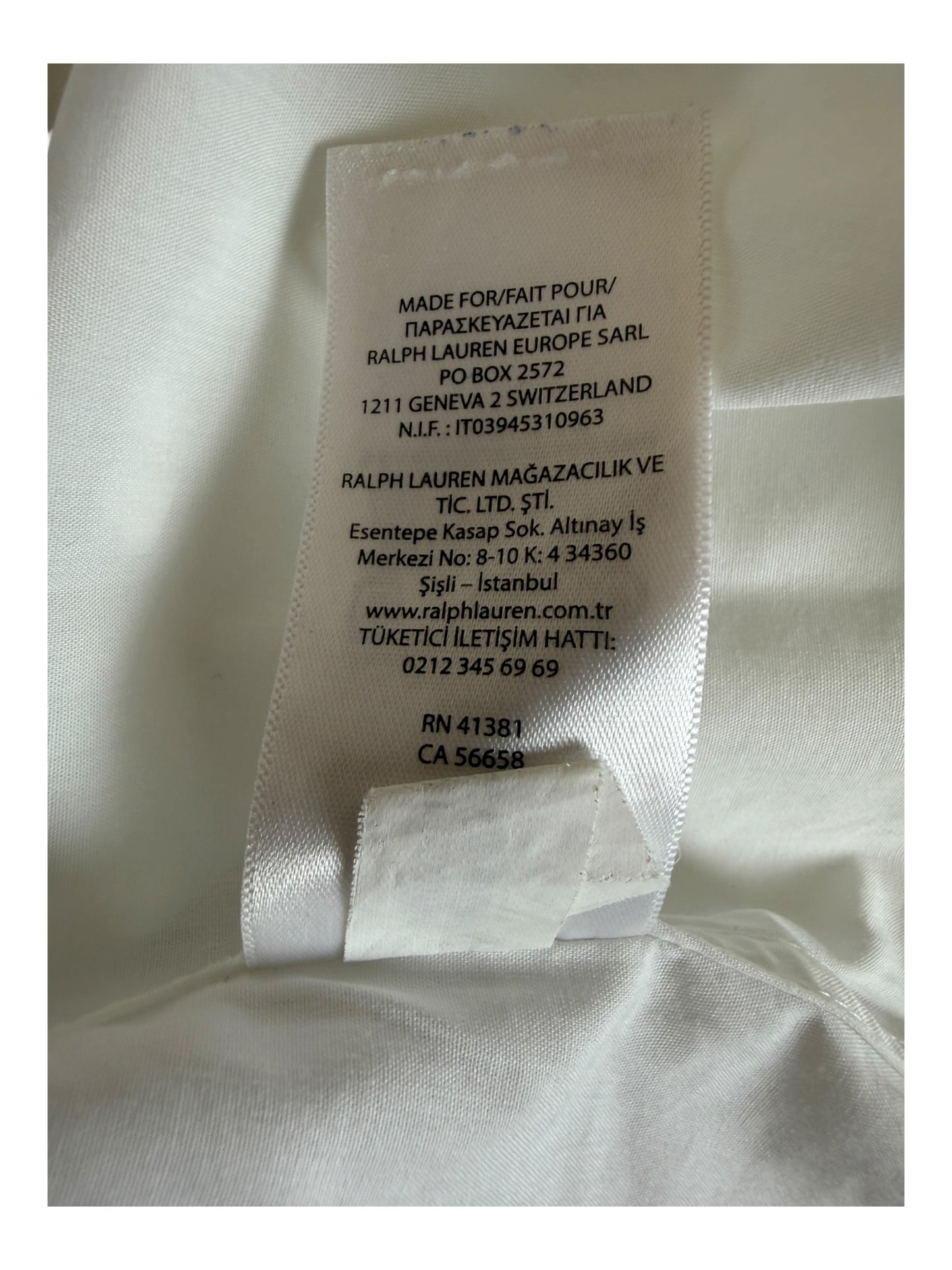Polo Ralph Lauren Hemd weiß Größe L