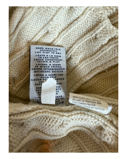 Polo Ralph Lauren Zopfmuster Cardigan creme Größe S