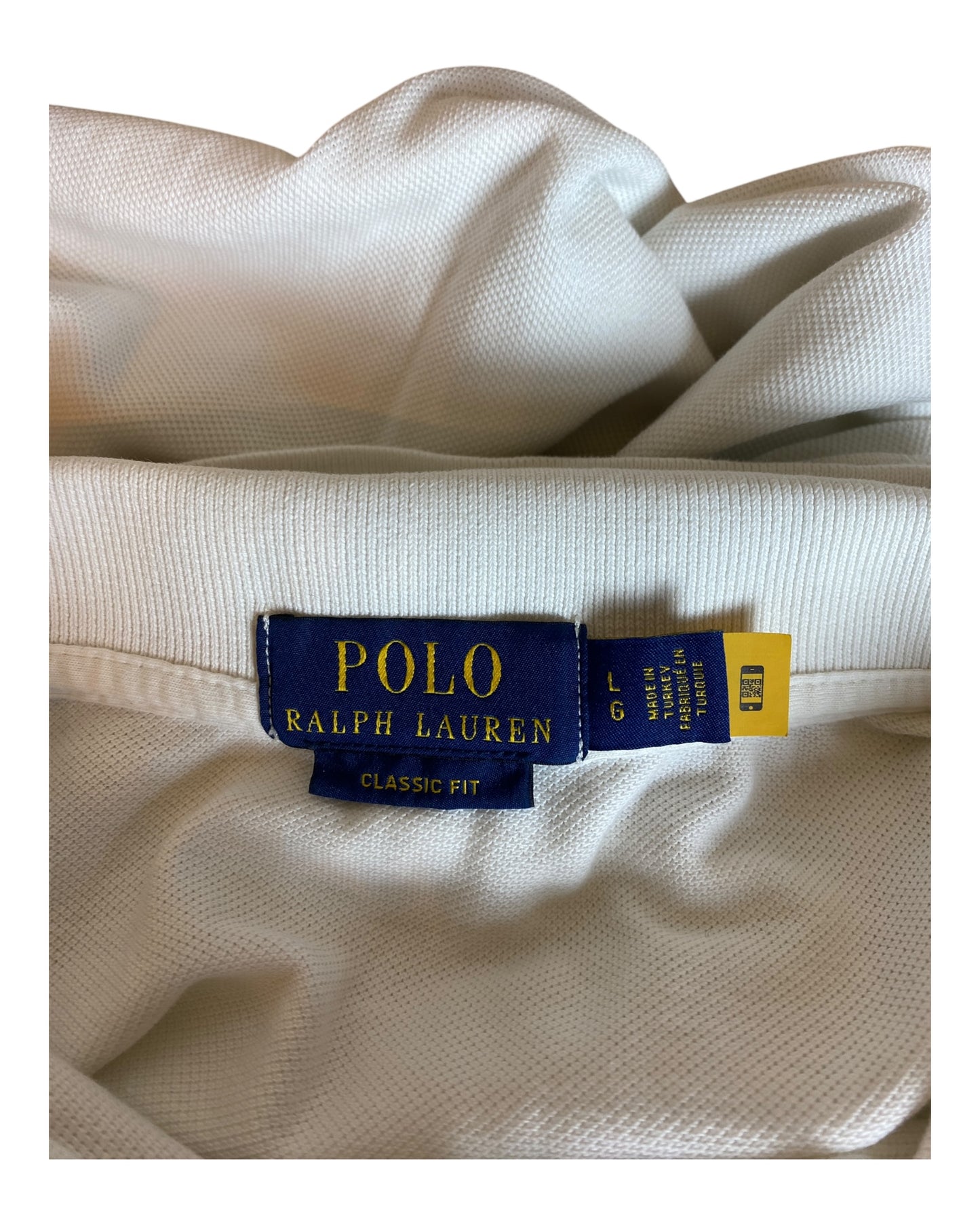 Polo Ralph Lauren Poloshirt weiß Größe L/XL