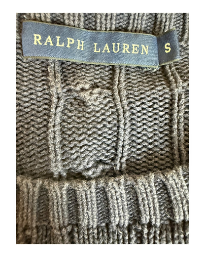 Polo Ralph Lauren Zopfmuster Pullover marineblau Größe S