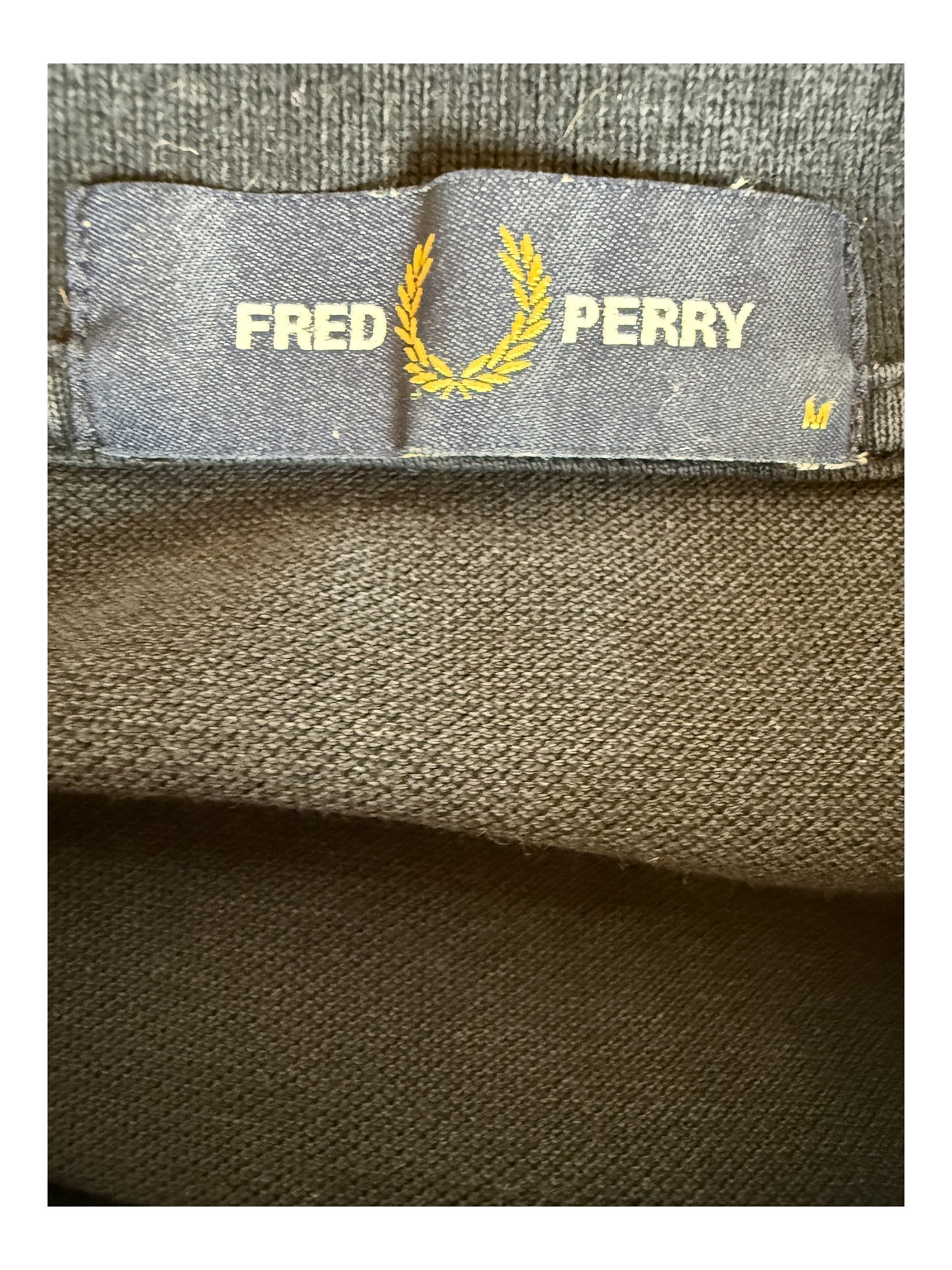 Fred Perry Poloshirt schwarz Größe M