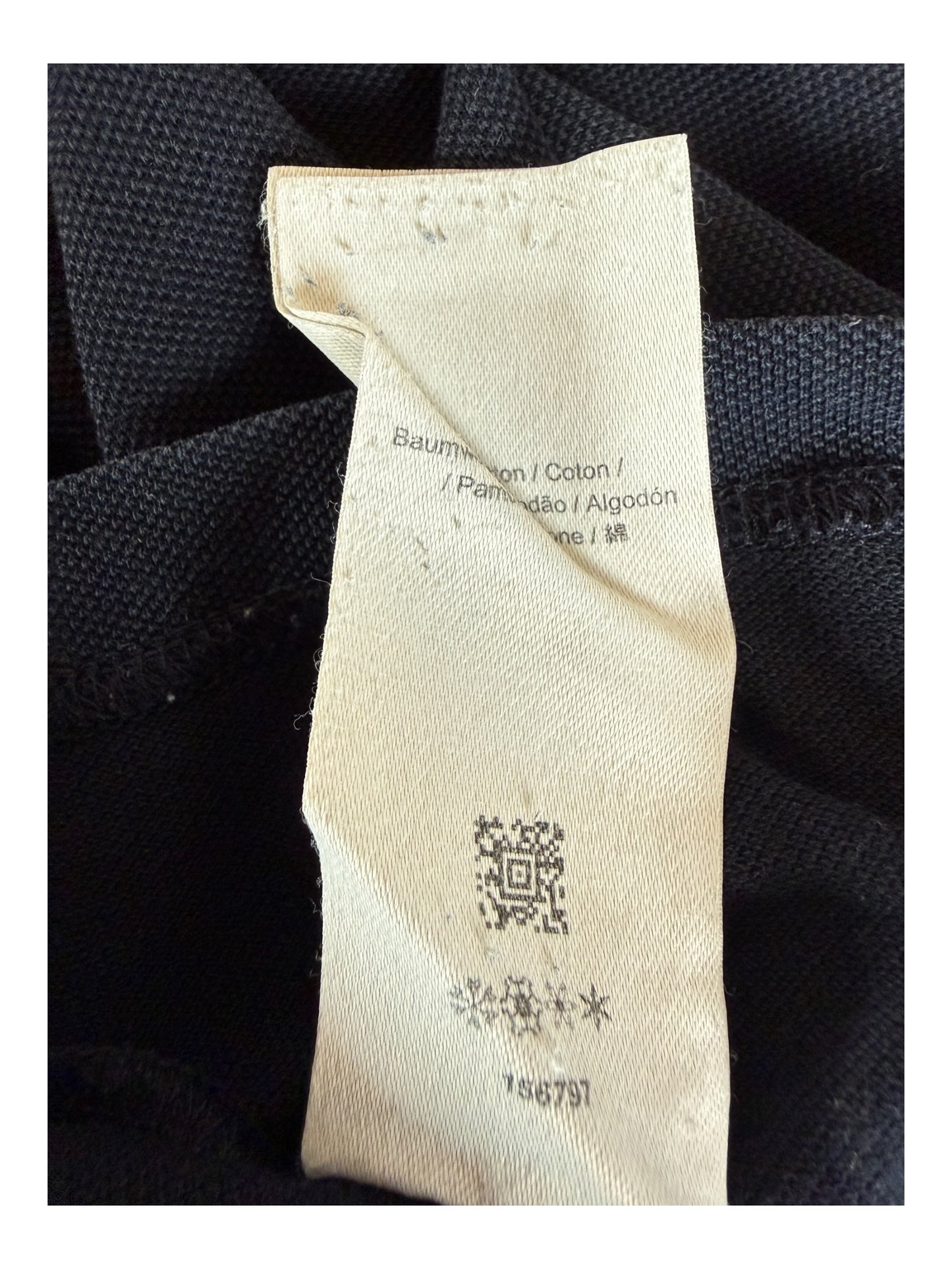 Fred Perry Poloshirt schwarz Größe M