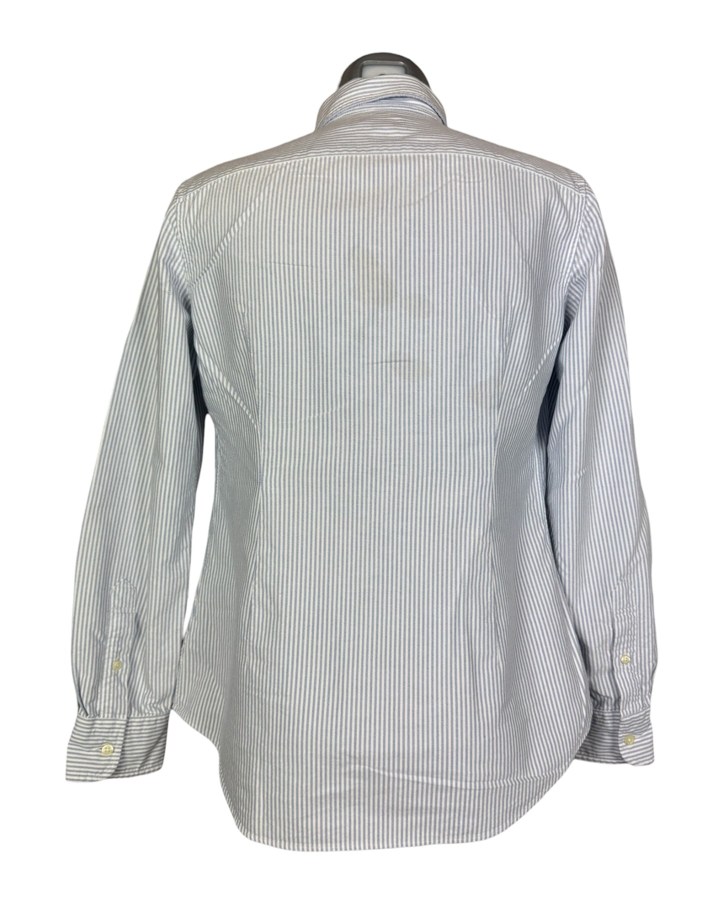 Polo Ralph Lauren Oxford Bluse hellblau weiß gestreift Größe M