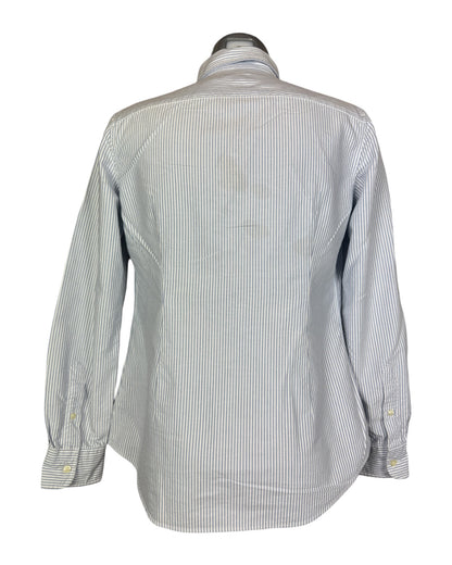 Polo Ralph Lauren Oxford Bluse hellblau weiß gestreift Größe M