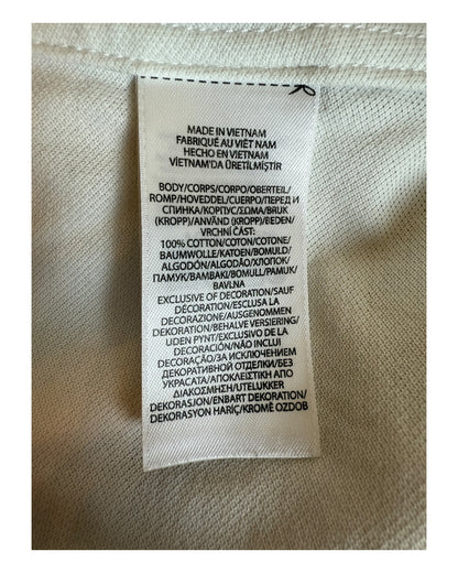 Polo Ralph Lauren Knit Oxford Bluse weiß Größe L