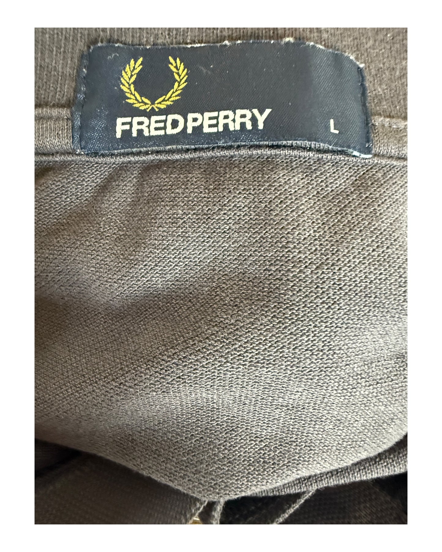 Fred Perry Poloshirt lila Größe L