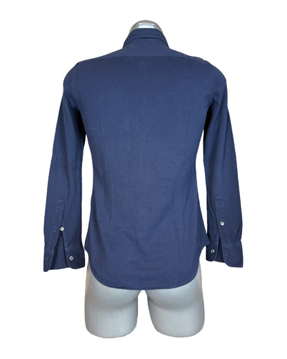 Polo Ralph Lauren Knit Oxfordhemd Bluse marineblau Größe S
