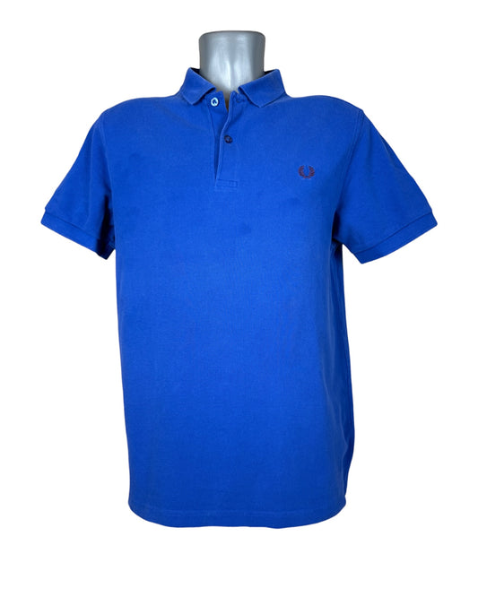 Fred Perry Poloshirt blau Größe M