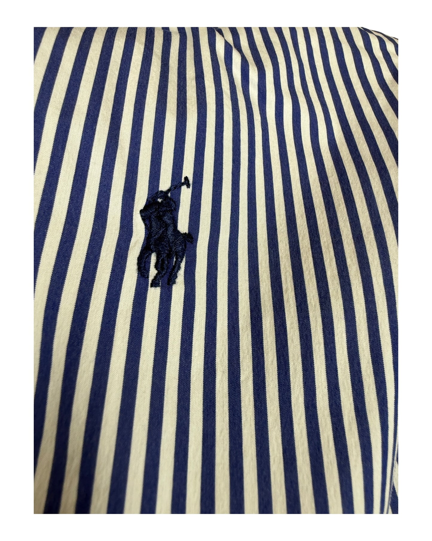 Polo Ralph Lauren Bluse blau weiß gestreift Größe S
