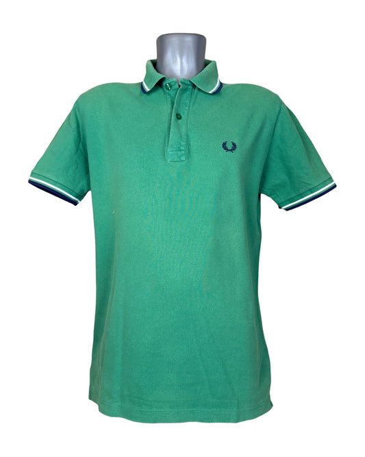 Fred Perry Poloshirt grün Größe M