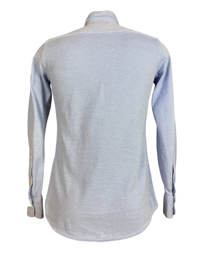 Polo Ralph Lauren Knit Oxford Bluse hellblau Größe S