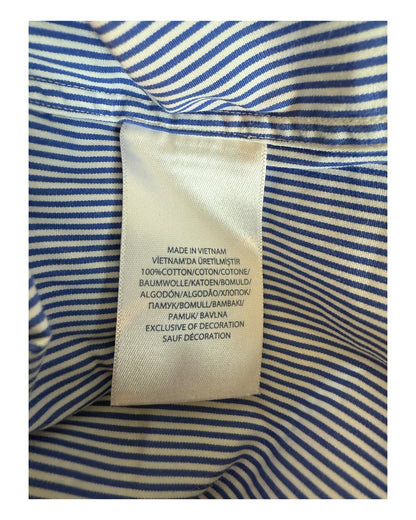 Polo Ralph Lauren Hemd blau weiß gestreift Größe L