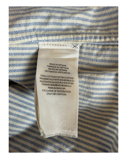 Polo Ralph Lauren Oxfordhemd hellblau weiß gestreift Größe L