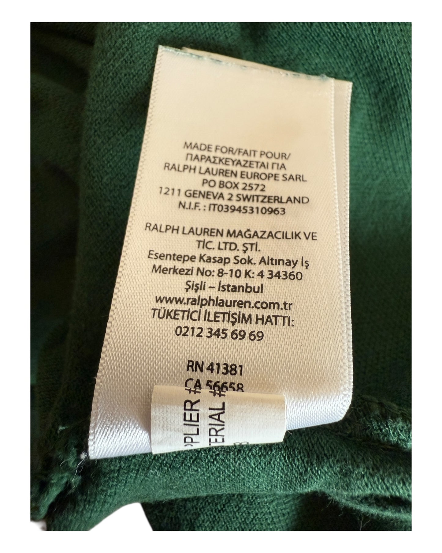 Polo Ralph Lauren Poloshirt grün Größe M