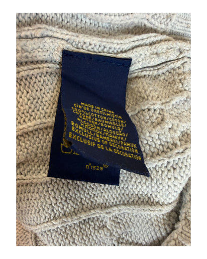 Polo Ralph Lauren Zopfmuster Pullover grau Größe M