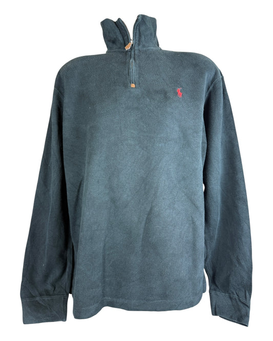 Polo Ralph Lauren Half Zip Pullover schwarz Größe L