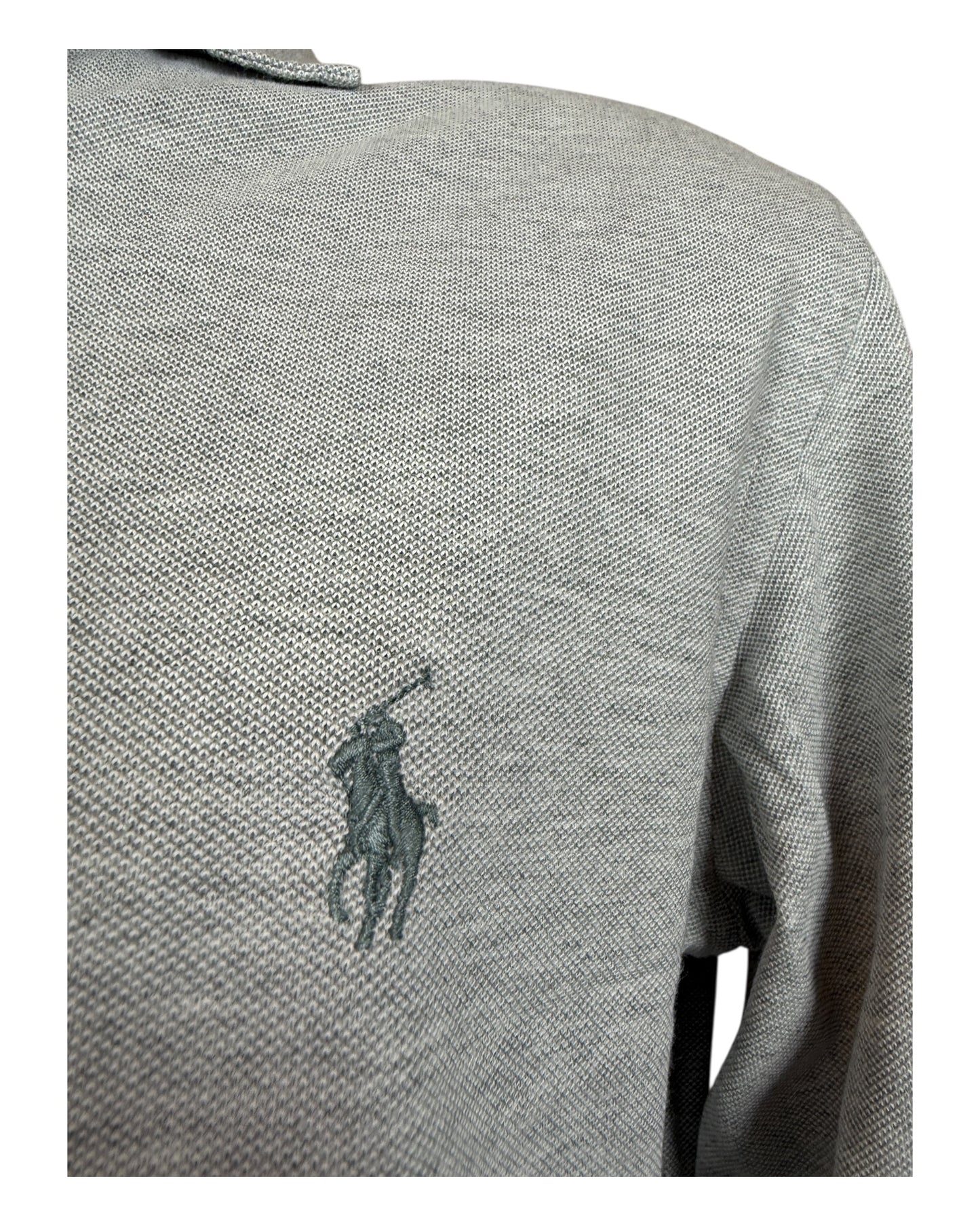 Polo Ralph Lauren Knit Oxfordhemd grau Größe M