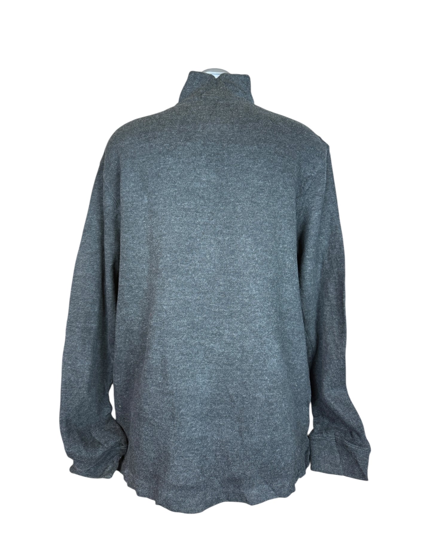 Polo Ralph Lauren Half Zip Pullover schwarz meliert Größe L