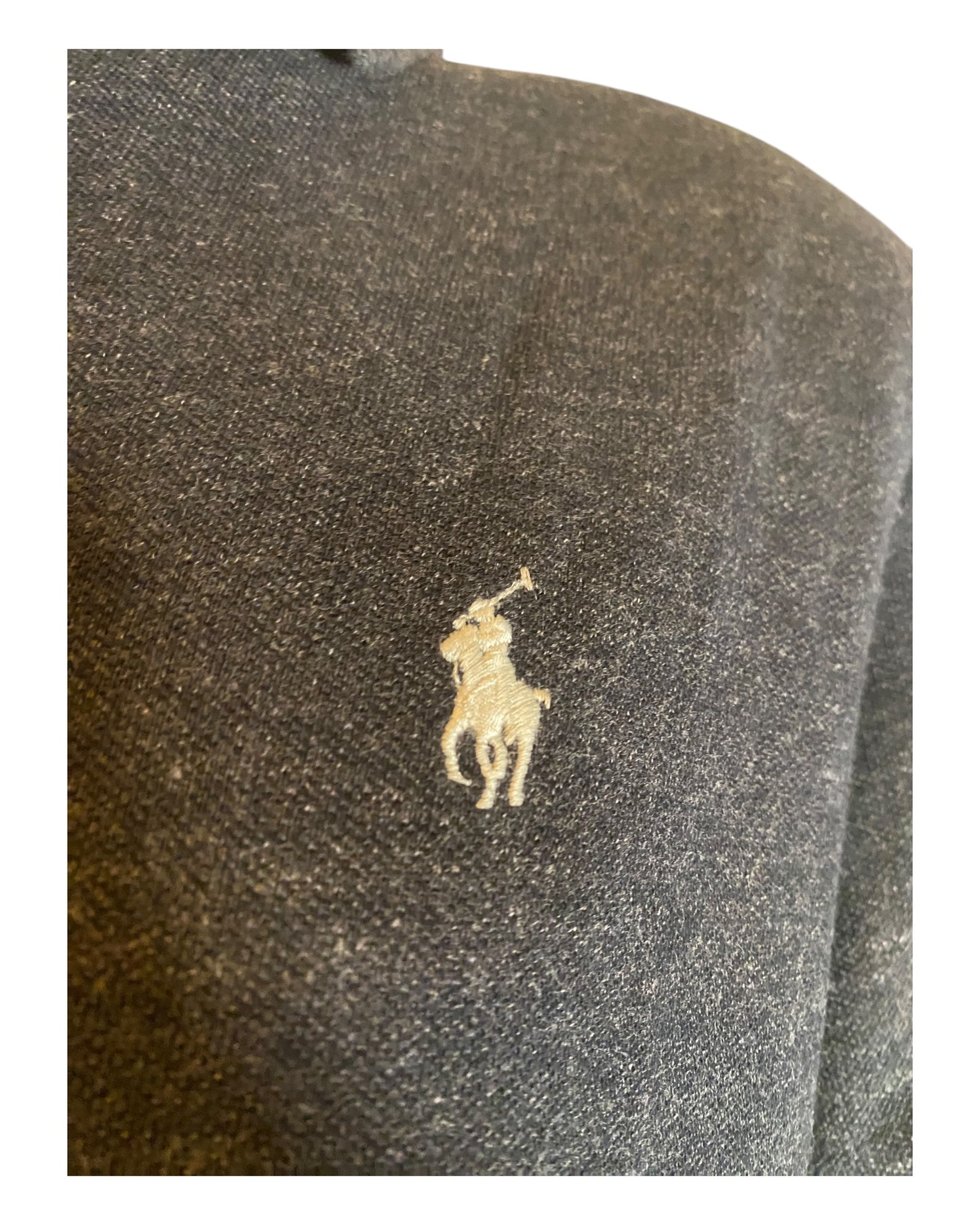 Polo Ralph Lauren Poloshirt schwarz meliert Größe L