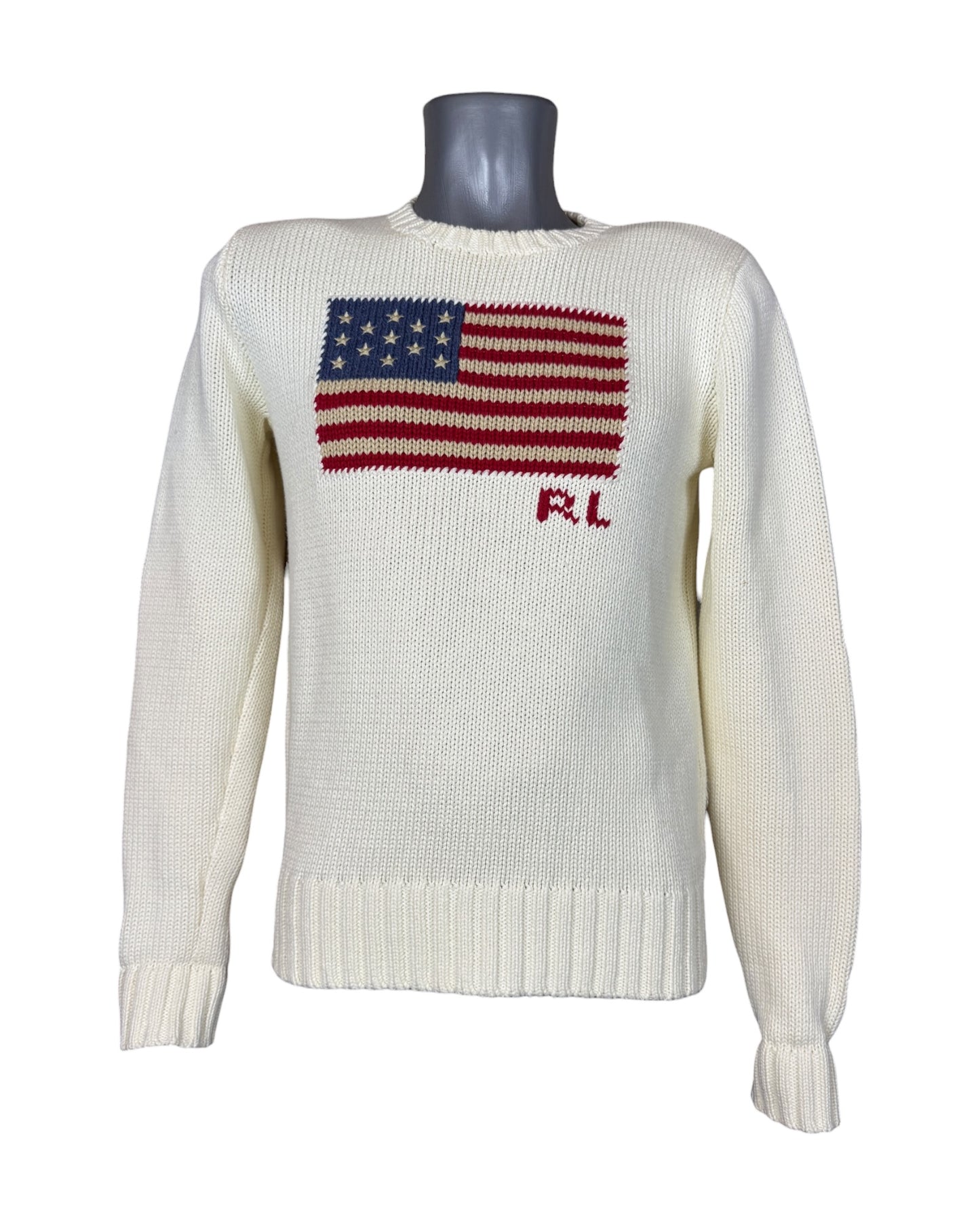 Polo Ralph Lauren Strickpullover weiß Größe M