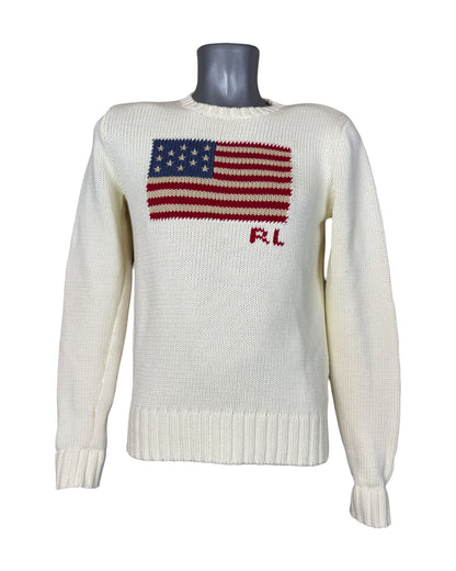 Polo Ralph Lauren Strickpullover weiß Größe M