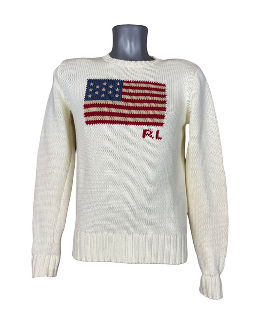Polo Ralph Lauren Strickpullover weiß Größe M
