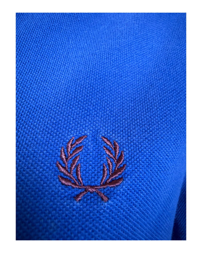 Fred Perry Poloshirt blau Größe M