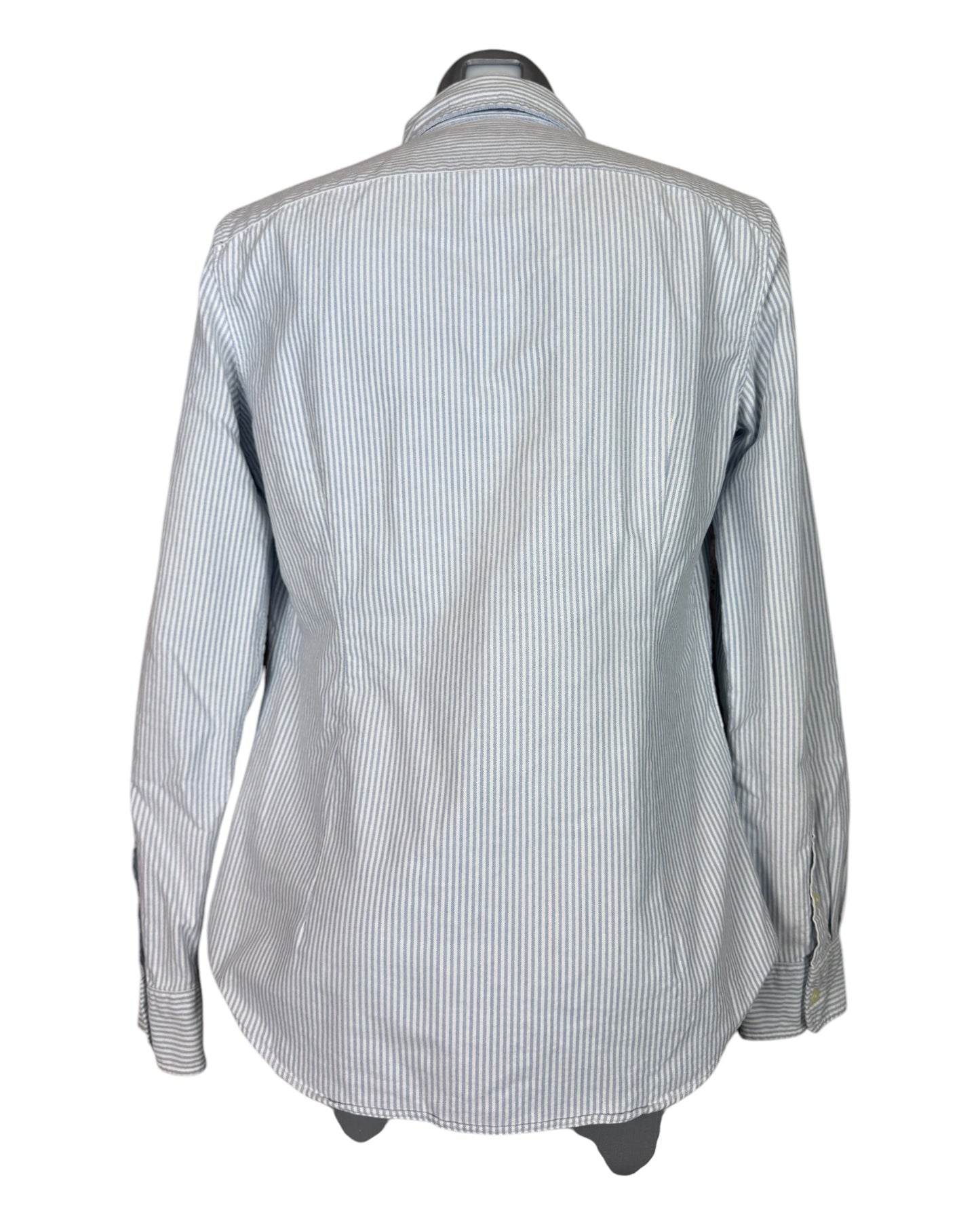 Polo Ralph Lauren Oxfordhemd Bluse blau weiß gestreift Größe L