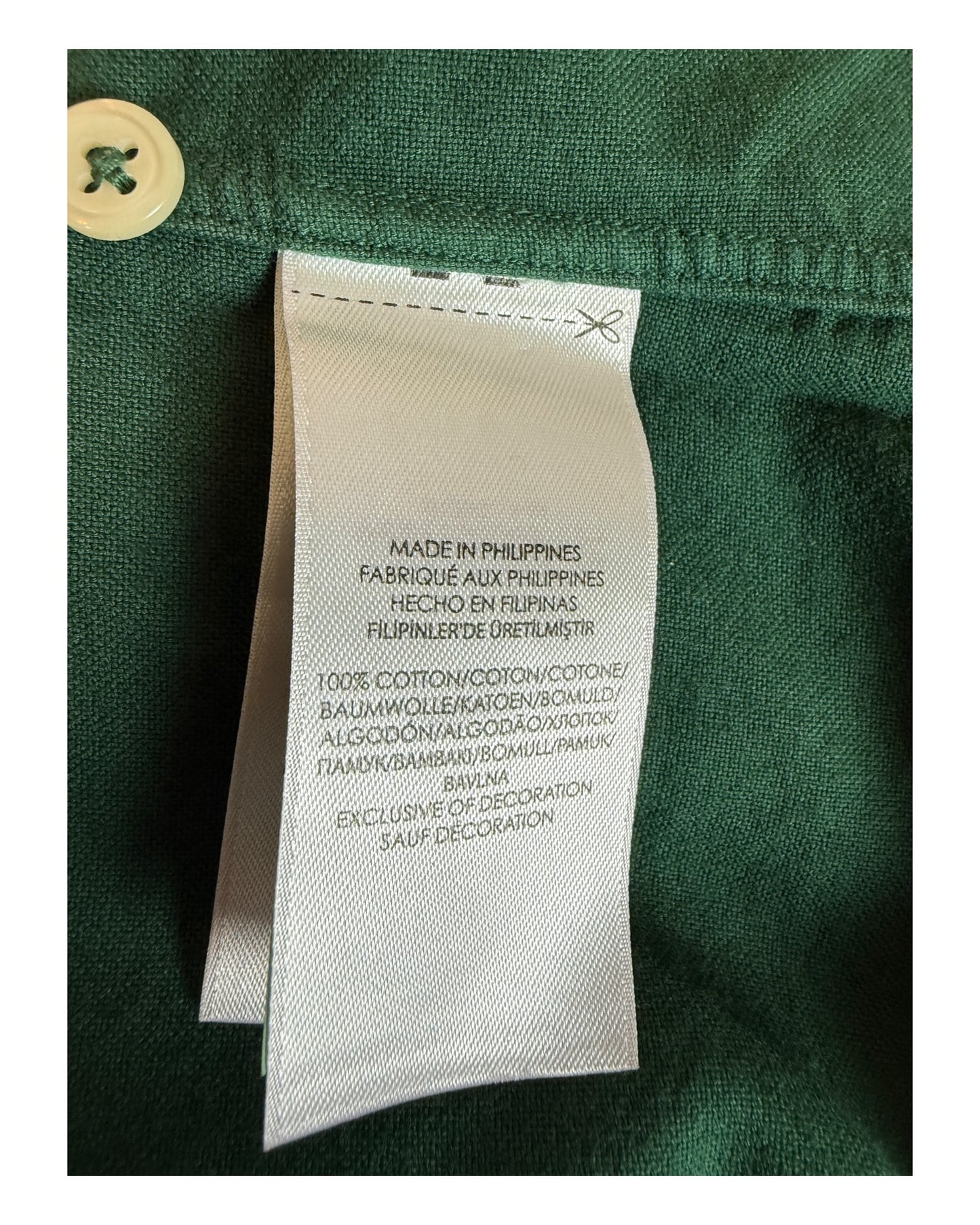 Polo Ralph Lauren Oxfordhemd grün Größe L