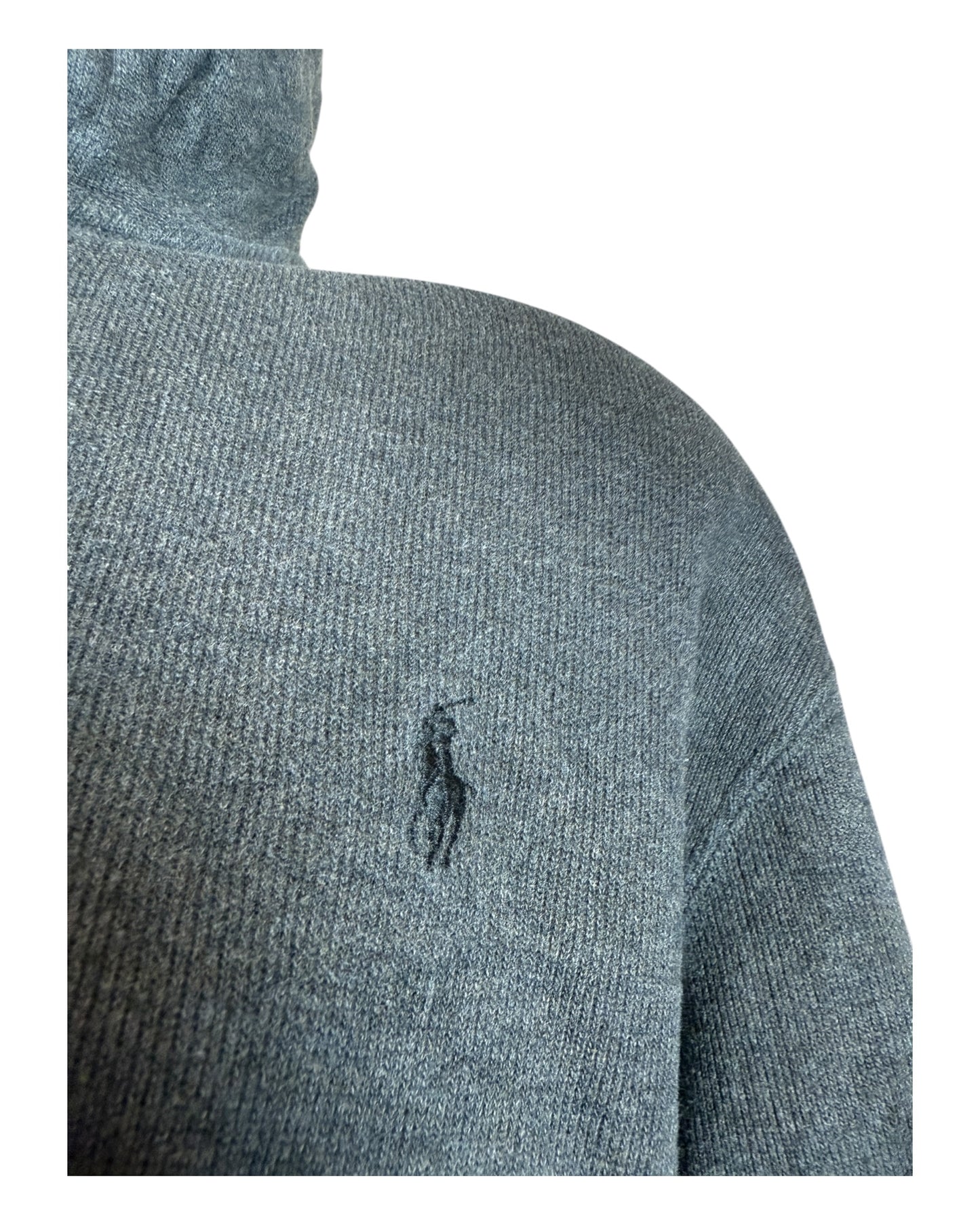 Polo by Ralph Lauren Half Zip Pullover grau Größe L