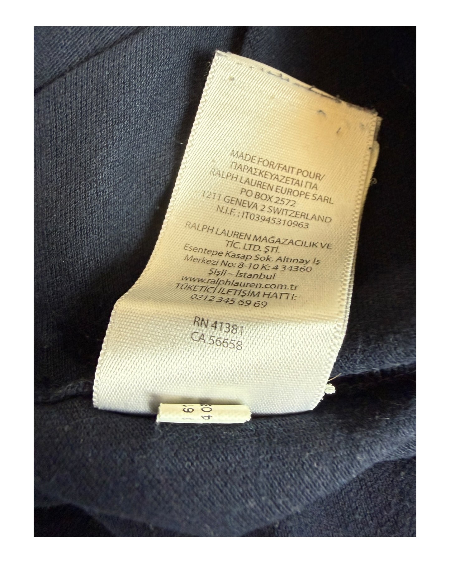 Polo Ralph Lauren Hemd marineblau Größe L