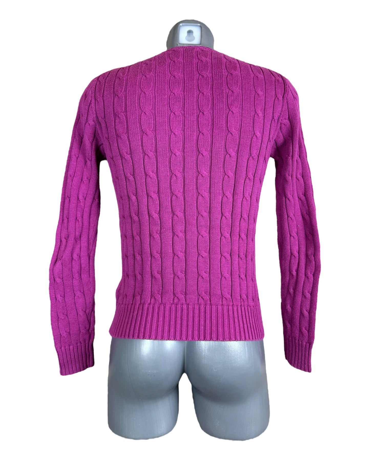 Polo Ralph Lauren Zopfmuster Pullover pink Größe S