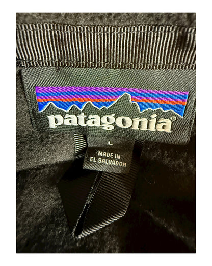 Patagonia Fleece Jacke schwarz Größe L